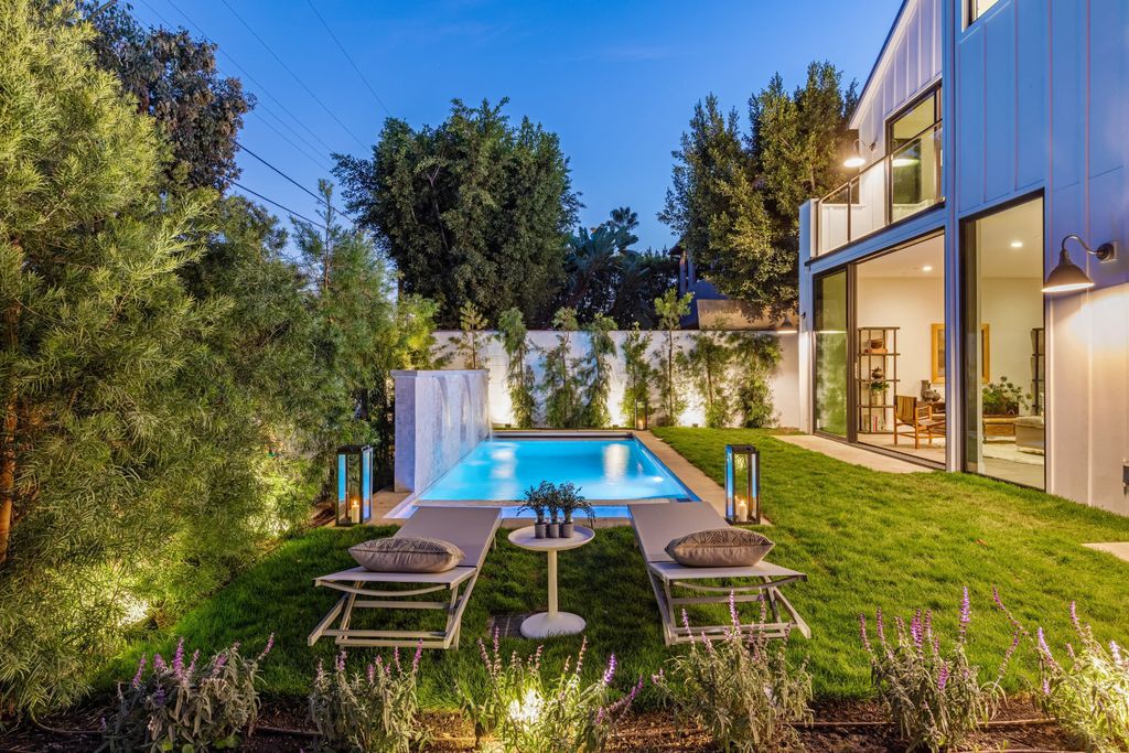 The Modern Farmhouse in Beverly Hills is a timeless, architectural custom-built estate with exclusive, high-end designer finishes now available for sale. This home located at 220 S Wetherly Dr, Beverly Hills, California