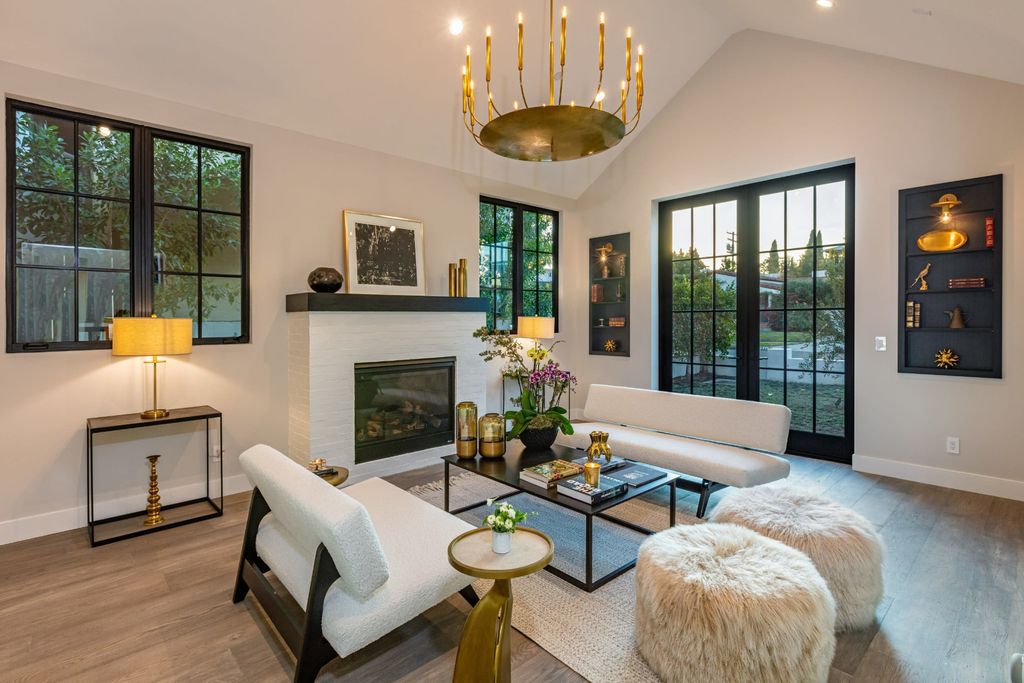 The Modern Farmhouse in Beverly Hills is a timeless, architectural custom-built estate with exclusive, high-end designer finishes now available for sale. This home located at 220 S Wetherly Dr, Beverly Hills, California