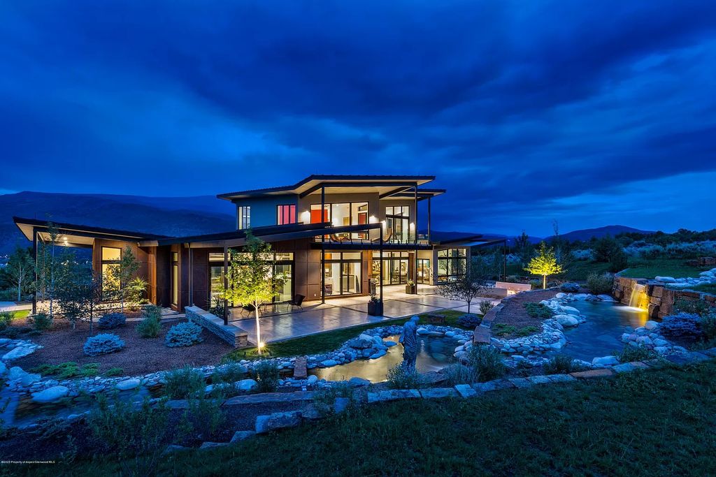 The Contemporary Home in Colorado is an architecturally sophisticated contemporary home with top of the line equestrian facilities now available for sale. This home located at 1430 Hooks Spur Rd, Basalt, Colorado; offering 7 bedrooms and 8 bathrooms with over 7,800 square feet of living spaces.