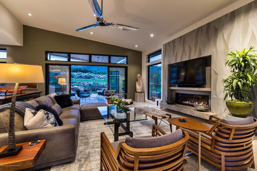 The Contemporary Home in Colorado is an architecturally sophisticated contemporary home with top of the line equestrian facilities now available for sale. This home located at 1430 Hooks Spur Rd, Basalt, Colorado; offering 7 bedrooms and 8 bathrooms with over 7,800 square feet of living spaces.