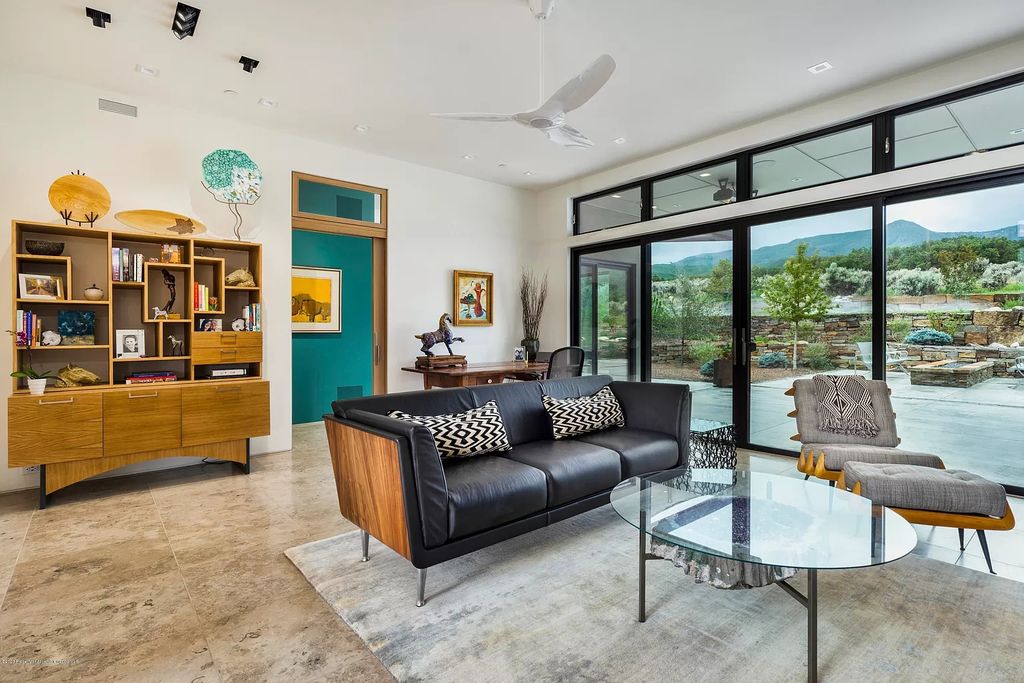 The Contemporary Home in Colorado is an architecturally sophisticated contemporary home with top of the line equestrian facilities now available for sale. This home located at 1430 Hooks Spur Rd, Basalt, Colorado; offering 7 bedrooms and 8 bathrooms with over 7,800 square feet of living spaces.
