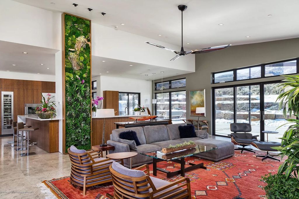 The Contemporary Home in Colorado is an architecturally sophisticated contemporary home with top of the line equestrian facilities now available for sale. This home located at 1430 Hooks Spur Rd, Basalt, Colorado; offering 7 bedrooms and 8 bathrooms with over 7,800 square feet of living spaces.