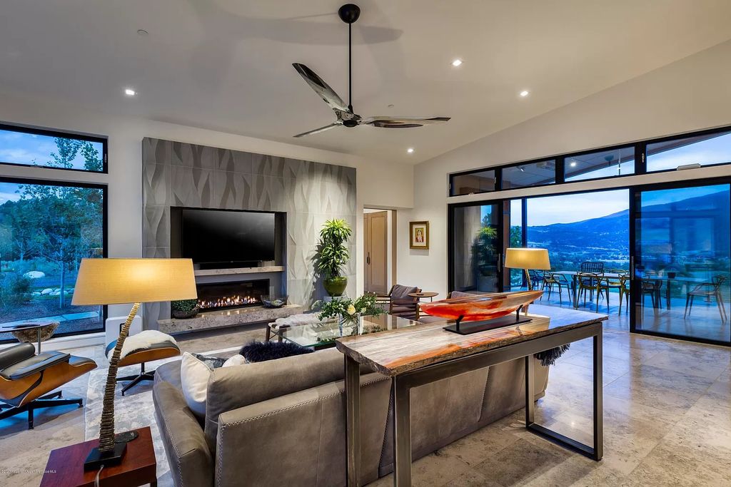 The Contemporary Home in Colorado is an architecturally sophisticated contemporary home with top of the line equestrian facilities now available for sale. This home located at 1430 Hooks Spur Rd, Basalt, Colorado; offering 7 bedrooms and 8 bathrooms with over 7,800 square feet of living spaces.