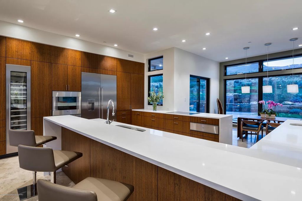 The Contemporary Home in Colorado is an architecturally sophisticated contemporary home with top of the line equestrian facilities now available for sale. This home located at 1430 Hooks Spur Rd, Basalt, Colorado; offering 7 bedrooms and 8 bathrooms with over 7,800 square feet of living spaces.