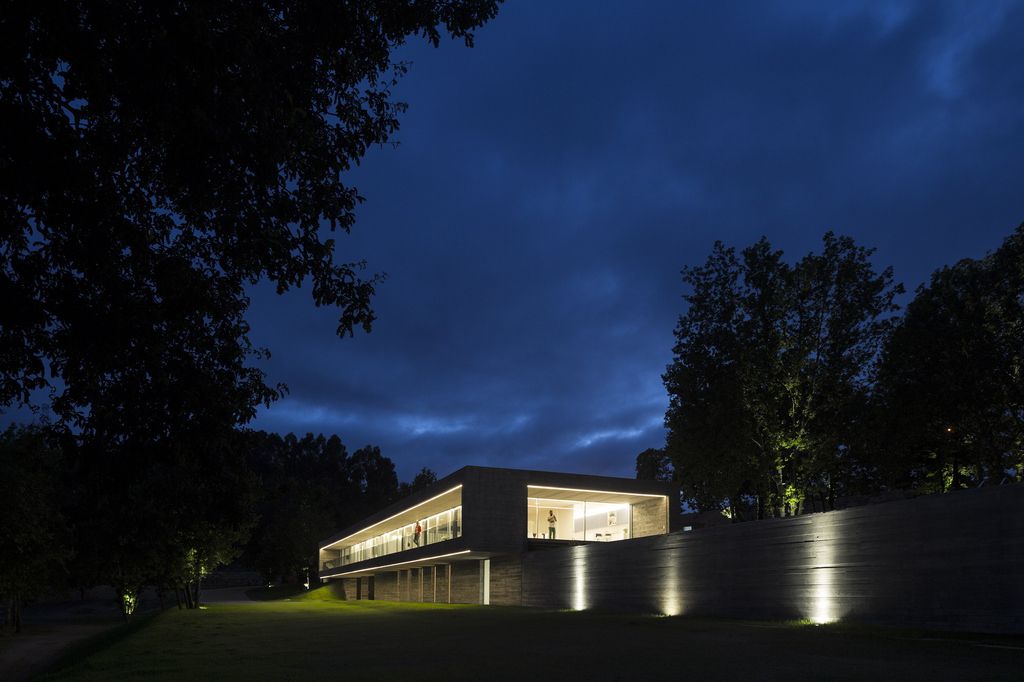 Long textured Sambade House in Portugal Countryside by Spaceworkers