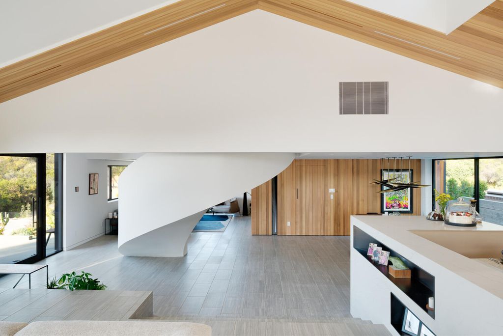 The Modern Home in California is an architectural masterpiece designed and developed by award winning AUX Architecture now available for sale. This home located at 1178 Stunt Rd, Calabasas, California; offering 4 bedrooms and 4 bathrooms with over 4,000 square feet of living spaces.