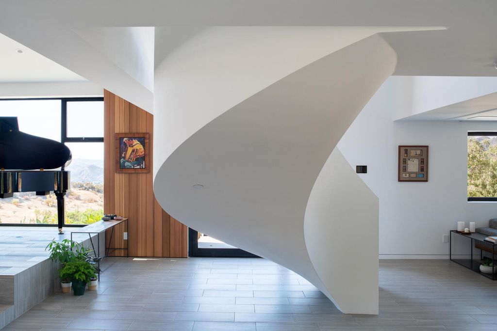 The Modern Home in California is an architectural masterpiece designed and developed by award winning AUX Architecture now available for sale. This home located at 1178 Stunt Rd, Calabasas, California; offering 4 bedrooms and 4 bathrooms with over 4,000 square feet of living spaces.