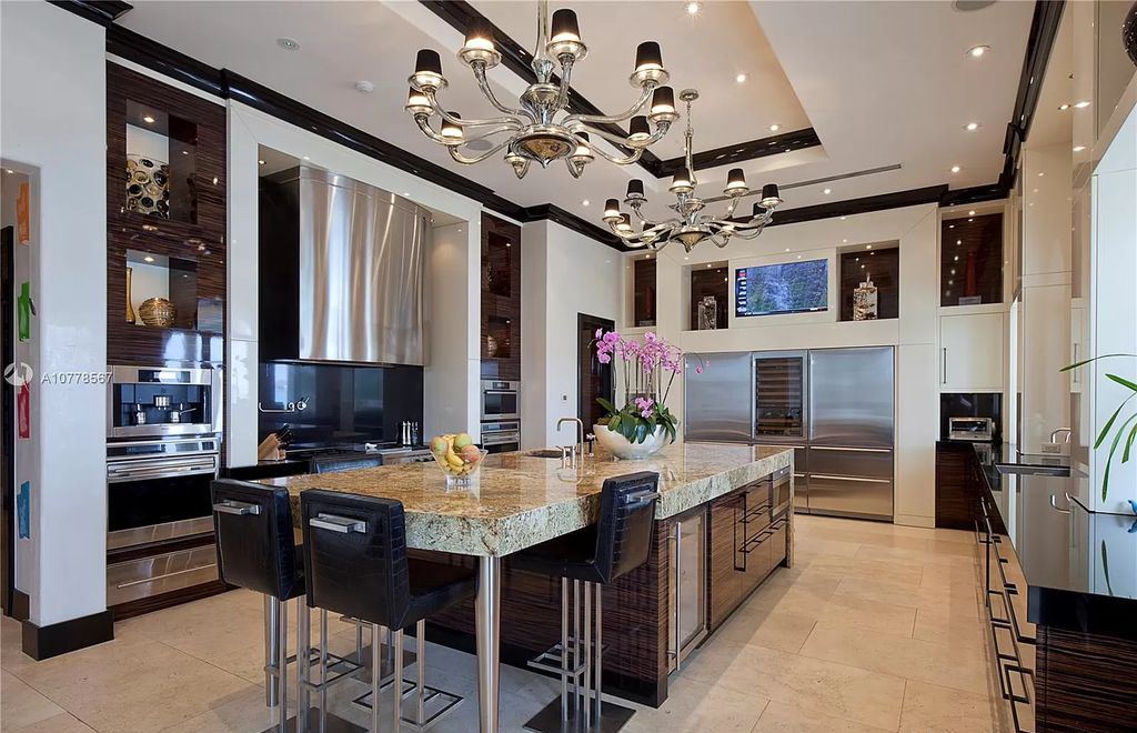 The Florida Mansion is a palatial estate is designed like no other with Absolutely unparalleled in finishes, appointments now available for sale. This home located at 182 Bal Bay Dr, Bal Harbour, Florida; offering 8 bedrooms and 11 bathrooms with over 12,000 square feet of living spaces.