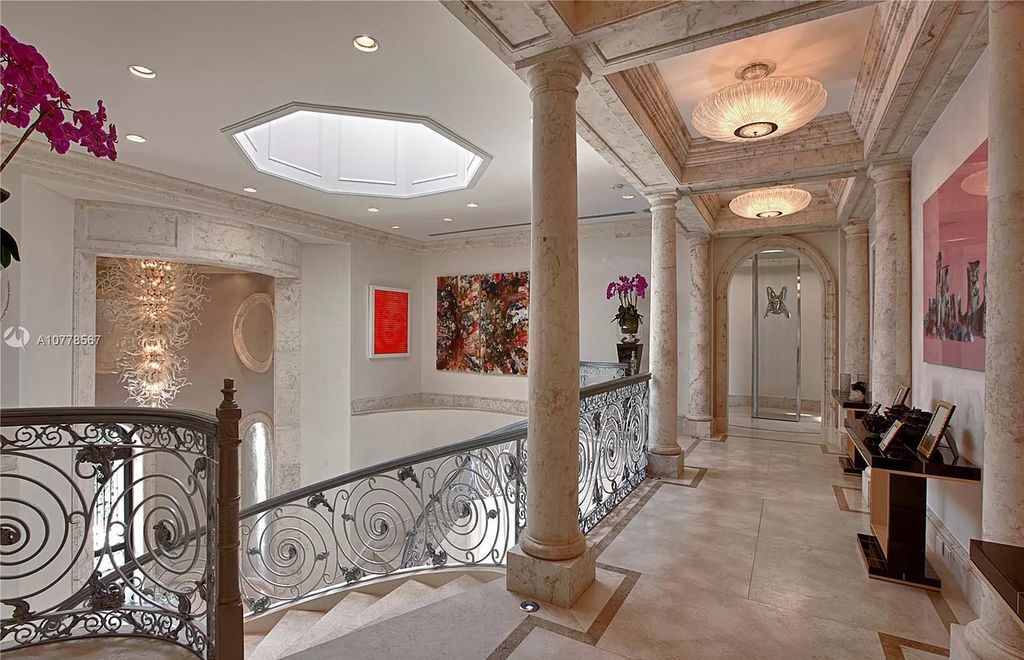 The Florida Mansion is a palatial estate is designed like no other with Absolutely unparalleled in finishes, appointments now available for sale. This home located at 182 Bal Bay Dr, Bal Harbour, Florida; offering 8 bedrooms and 11 bathrooms with over 12,000 square feet of living spaces.