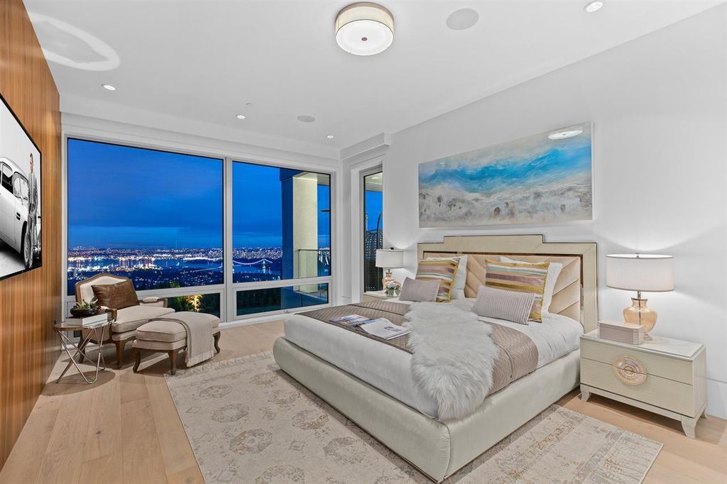 The Sumptuous West Vancouver Villa offers the absolute best panoramic view of Lion Gate Bridge, Downtown & Stanley Park now available for sale. This home located at 1430 Bramwell Rd, West Vancouver, BC V7S 2N9, Canada