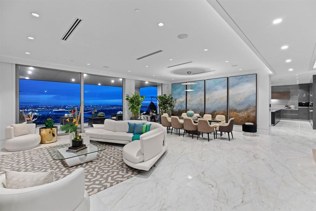 The Sumptuous West Vancouver Villa offers the absolute best panoramic view of Lion Gate Bridge, Downtown & Stanley Park now available for sale. This home located at 1430 Bramwell Rd, West Vancouver, BC V7S 2N9, Canada