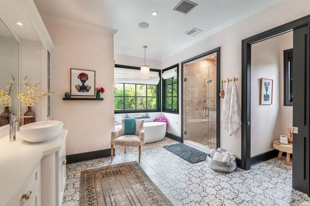 The Encino Home is a sophisticated property in the prestigious Royal Oaks community with a palatial layout provides comfortable space now available for sale. This home located at 16133 High Valley Pl, Encino, California; offering 7 bedrooms and 10 bathrooms with over 8,500 square feet of living spaces.