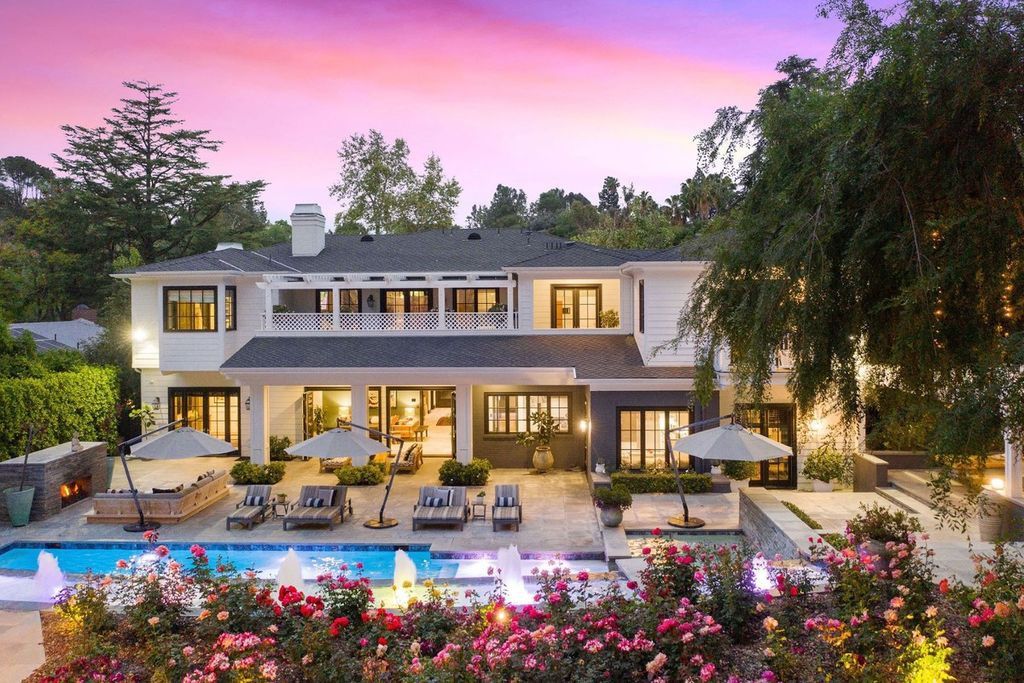 The Encino Home is a sophisticated property in the prestigious Royal Oaks community with a palatial layout provides comfortable space now available for sale. This home located at 16133 High Valley Pl, Encino, California; offering 7 bedrooms and 10 bathrooms with over 8,500 square feet of living spaces.