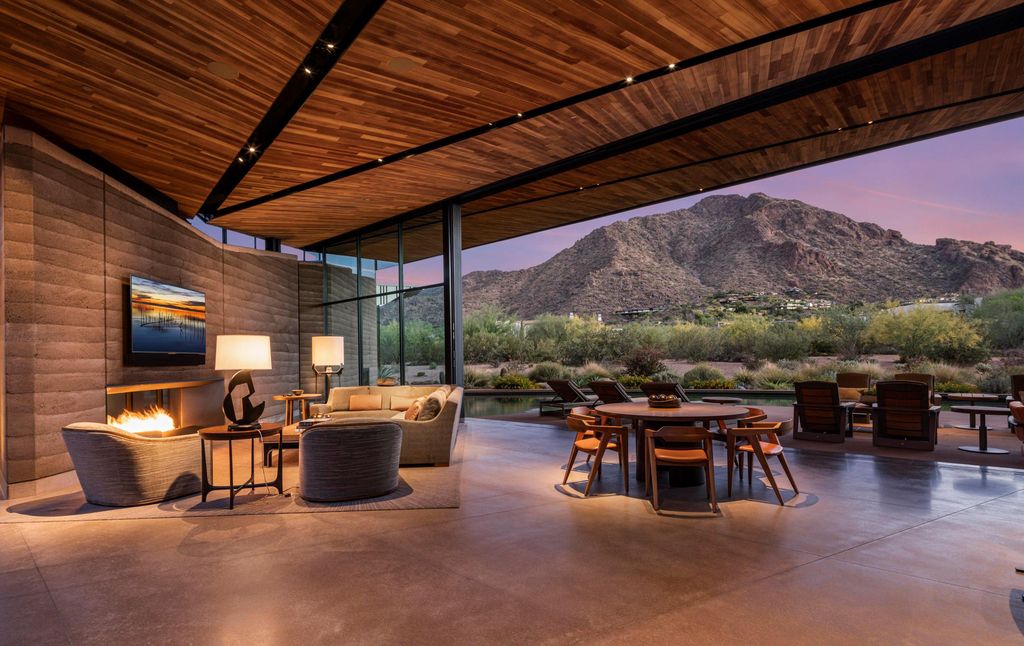 The Alluring Home in Arizona is a triumph in contemporary residential architecture that truly reflects the spirit of its natural surroundings now available for sale. This home located at 6121 N Nauni Valley Dr, Paradise Valley, Arizona