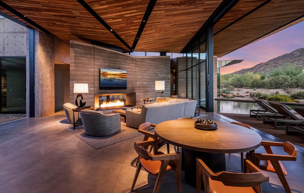 The Alluring Home in Arizona is a triumph in contemporary residential architecture that truly reflects the spirit of its natural surroundings now available for sale. This home located at 6121 N Nauni Valley Dr, Paradise Valley, Arizona