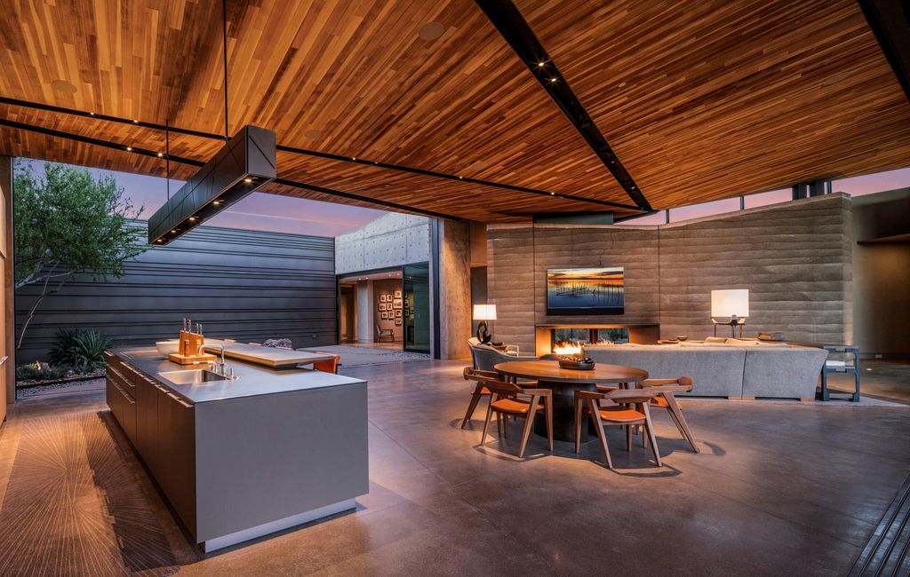 The Alluring Home in Arizona is a triumph in contemporary residential architecture that truly reflects the spirit of its natural surroundings now available for sale. This home located at 6121 N Nauni Valley Dr, Paradise Valley, Arizona