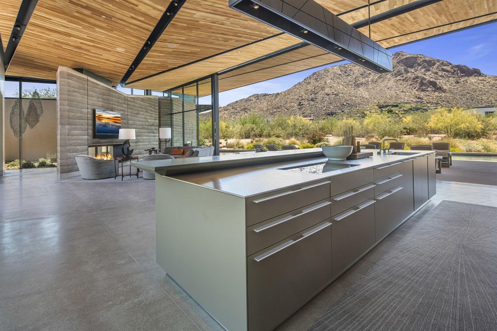 The Alluring Home in Arizona is a triumph in contemporary residential architecture that truly reflects the spirit of its natural surroundings now available for sale. This home located at 6121 N Nauni Valley Dr, Paradise Valley, Arizona
