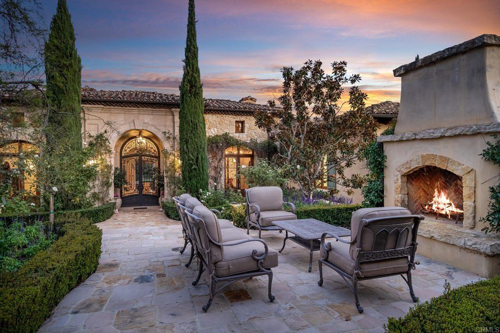 The House in Rancho Santa Fe is a luxurious estates offers seamless Indoor/Outdoor living from every vantage point now available for sale. This home located at 17285 Avenida De Acacias, Rancho Santa Fe, California