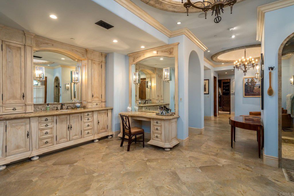 The House in Rancho Santa Fe is a luxurious estates offers seamless Indoor/Outdoor living from every vantage point now available for sale. This home located at 17285 Avenida De Acacias, Rancho Santa Fe, California