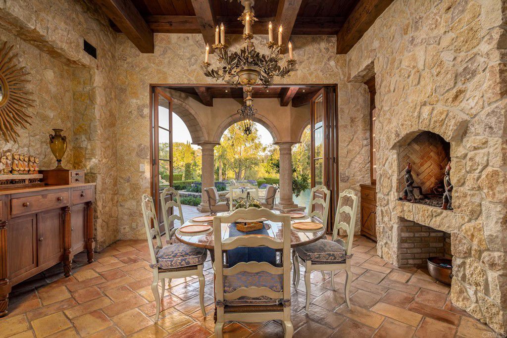 The House in Rancho Santa Fe is a luxurious estates offers seamless Indoor/Outdoor living from every vantage point now available for sale. This home located at 17285 Avenida De Acacias, Rancho Santa Fe, California