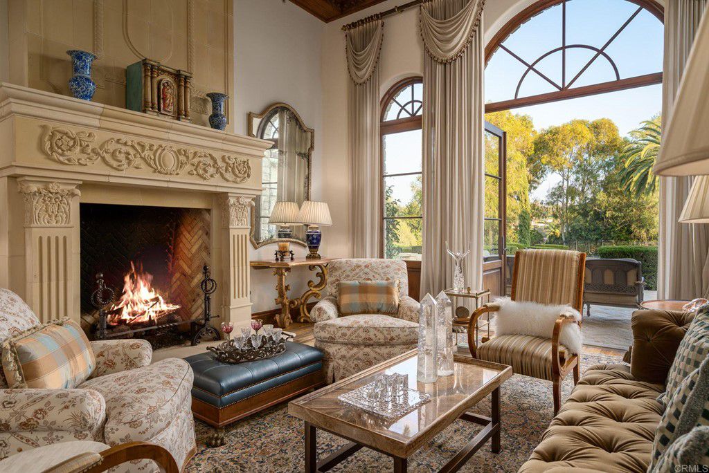 The House in Rancho Santa Fe is a luxurious estates offers seamless Indoor/Outdoor living from every vantage point now available for sale. This home located at 17285 Avenida De Acacias, Rancho Santa Fe, California