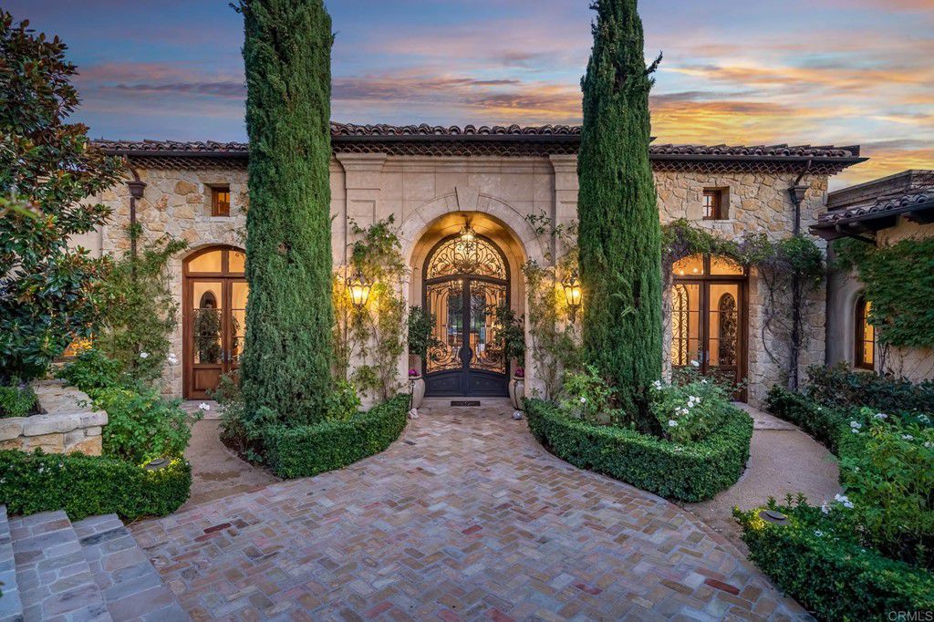 The House in Rancho Santa Fe is a luxurious estates offers seamless Indoor/Outdoor living from every vantage point now available for sale. This home located at 17285 Avenida De Acacias, Rancho Santa Fe, California