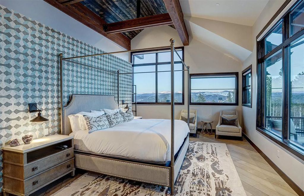 The Colorado Mountain Home is a true custom ski home with total privacy and heated back patio made for entertaining now available for sale. This home located at 460 Timber Trail Rd, Breckenridge, Colorado