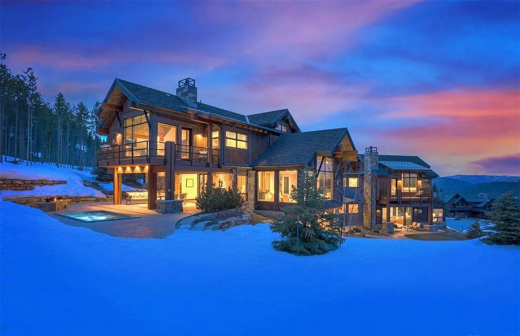 The Colorado Mountain Home is a true custom ski home with total privacy and heated back patio made for entertaining now available for sale. This home located at 460 Timber Trail Rd, Breckenridge, Colorado