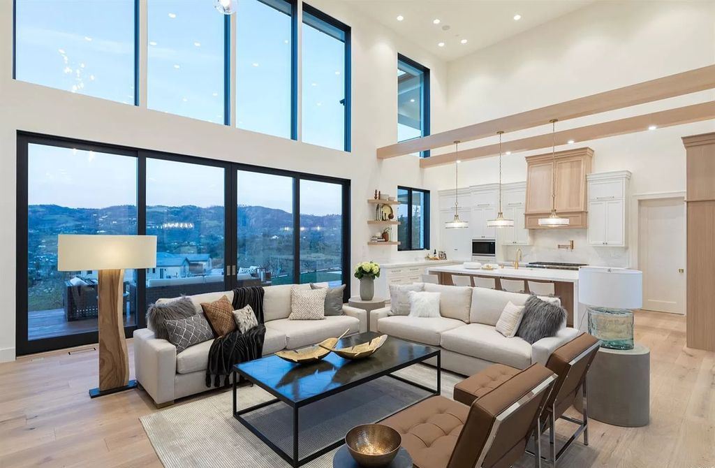 The Santa Rosa Home is a remarkable property offers exceptional craftsmanship, tasteful style and casual elegance now available for sale. This home located at 3952 Skyfarm Dr, Santa Rosa, California