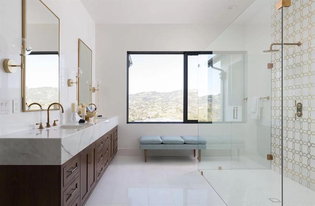 The Santa Rosa Home is a remarkable property offers exceptional craftsmanship, tasteful style and casual elegance now available for sale. This home located at 3952 Skyfarm Dr, Santa Rosa, California
