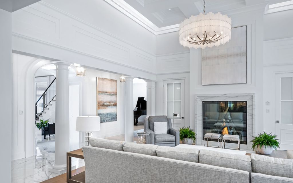 The Greenwich Mansion is a a premier new custom construction property, outfitted with symmetrical elegance and exquisite finishes now available for sale. This home located at 543 Stanwich Rd, Greenwich, Connecticut