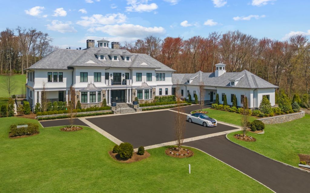 The Greenwich Mansion is a a premier new custom construction property, outfitted with symmetrical elegance and exquisite finishes now available for sale. This home located at 543 Stanwich Rd, Greenwich, Connecticut