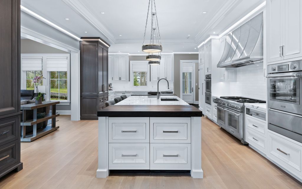 The Greenwich Mansion is a a premier new custom construction property, outfitted with symmetrical elegance and exquisite finishes now available for sale. This home located at 543 Stanwich Rd, Greenwich, Connecticut