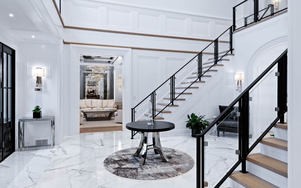 The Greenwich Mansion is a a premier new custom construction property, outfitted with symmetrical elegance and exquisite finishes now available for sale. This home located at 543 Stanwich Rd, Greenwich, Connecticut