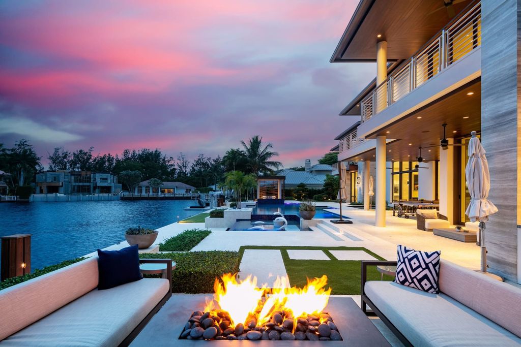 The Fort Lauderdale Home is a stunning estate nestled in the exclusive Bay Colony community perfect for entertaining now available for sale. This home located at 20 Compass Is, Fort Lauderdale, Florida