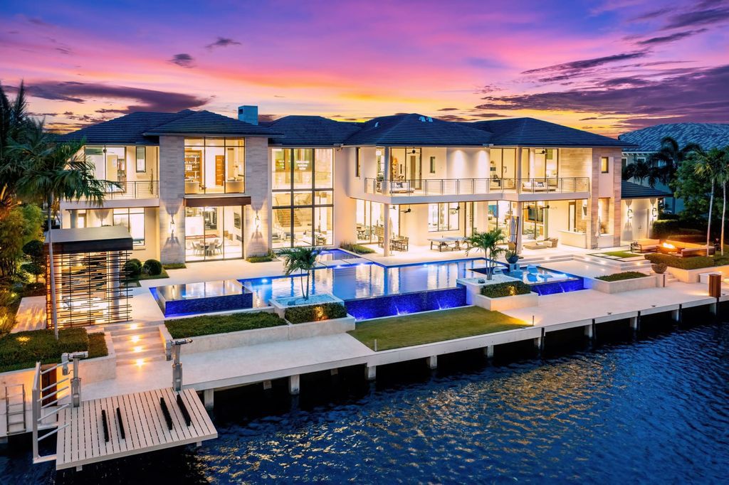 The Fort Lauderdale Home is a stunning estate nestled in the exclusive Bay Colony community perfect for entertaining now available for sale. This home located at 20 Compass Is, Fort Lauderdale, Florida