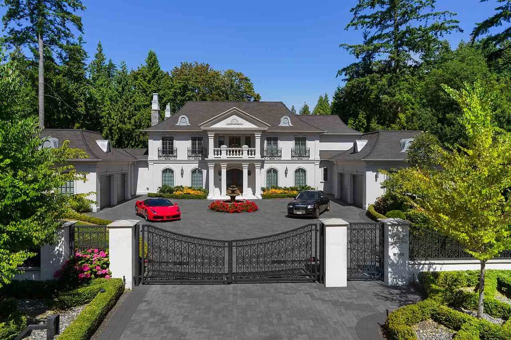 The Splendor French Style Estate in Surrey is one of the best homes on South Surrey's best street now available for sale. This home located at 13839 27th Ave, Surrey, BC V4P 1T2, Canada