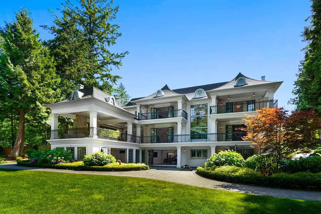 The Splendor French Style Estate in Surrey is one of the best homes on South Surrey's best street now available for sale. This home located at 13839 27th Ave, Surrey, BC V4P 1T2, Canada