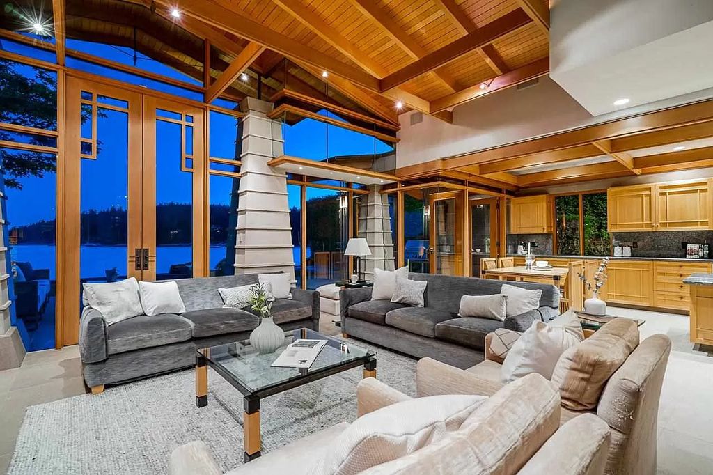 The Spectacular Waterfront Residence in West Vancouver offers the most stunning ocean views now available for sale. This home located at 4470 Ross Cres, West Vancouver, BC V7W 1B2, Canada