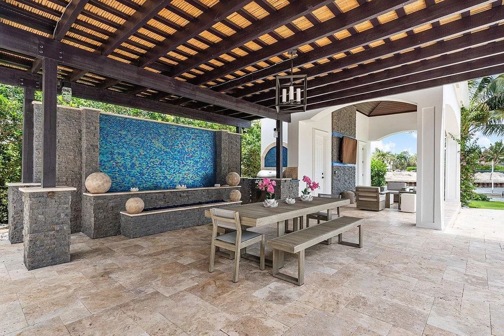 The Waterfront Home in North Palm Beach is a luxurious estate situated in gated Captains Key Community great for entertaining  now available for sale. This home located at 12014 Captains Lndg, North Palm Beach, Florida
