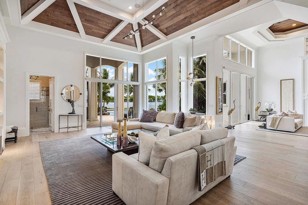 The Waterfront Home in North Palm Beach is a luxurious estate situated in gated Captains Key Community great for entertaining  now available for sale. This home located at 12014 Captains Lndg, North Palm Beach, Florida