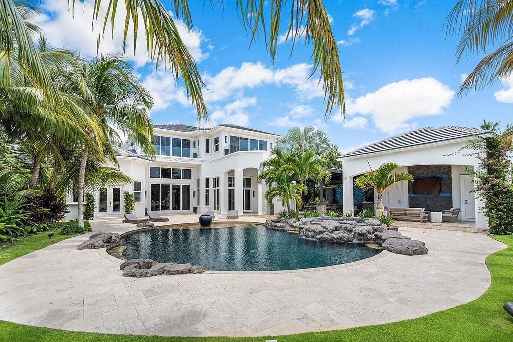 The Waterfront Home in North Palm Beach is a luxurious estate situated in gated Captains Key Community great for entertaining  now available for sale. This home located at 12014 Captains Lndg, North Palm Beach, Florida