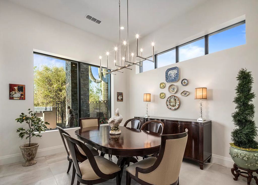 Superb Arizona newly built home at Scottsdale with Pinnacle Peak view listed for $5,200,000