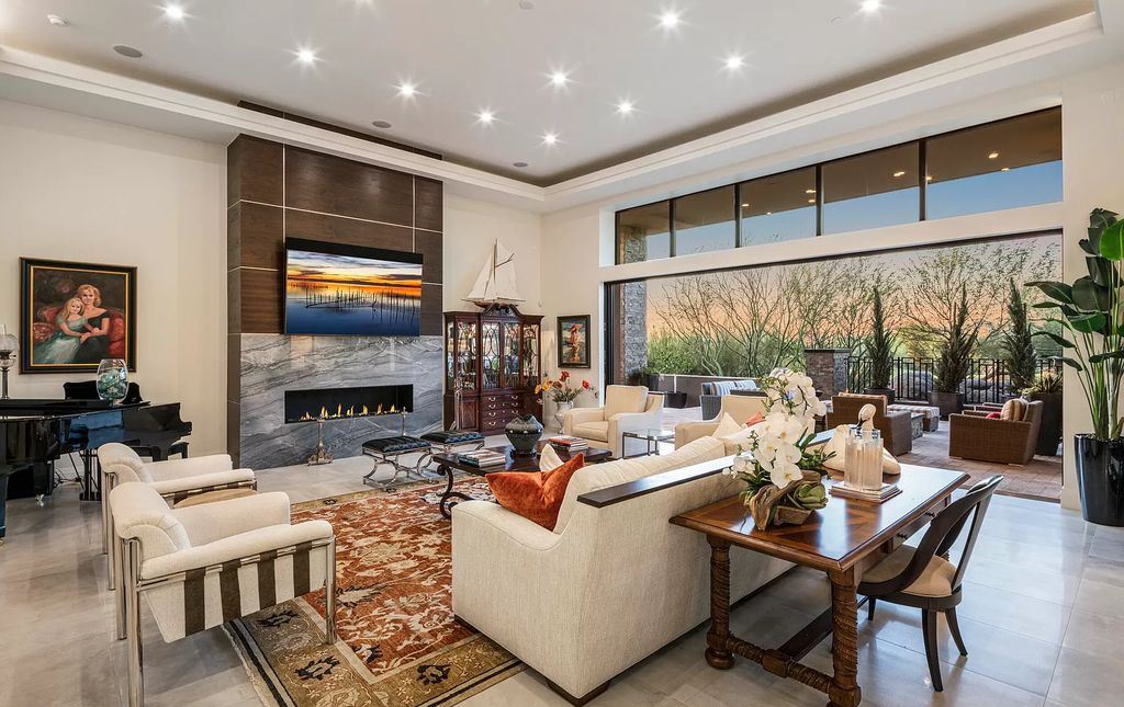 Superb Arizona newly built home at Scottsdale with Pinnacle Peak view listed for $5,200,000