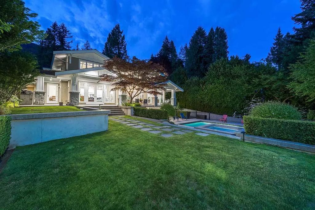 The Breathtaking Gated Altamont Estate is a contemporary custom built family home now available for sale. This home located at 2955 Rosebery Ave, West Vancouver, BC V7V 3A5, Canada
