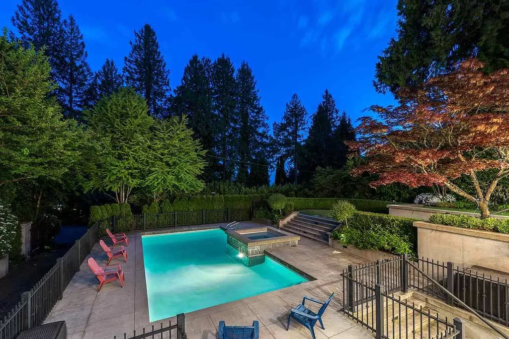The Breathtaking Gated Altamont Estate is a contemporary custom built family home now available for sale. This home located at 2955 Rosebery Ave, West Vancouver, BC V7V 3A5, Canada