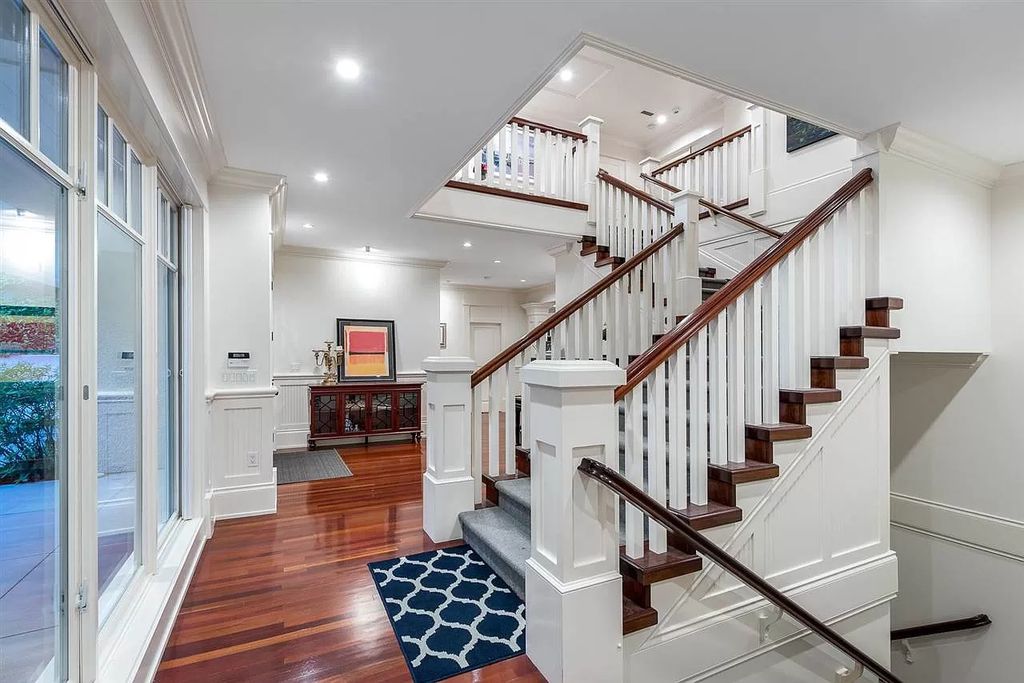 The Breathtaking Gated Altamont Estate is a contemporary custom built family home now available for sale. This home located at 2955 Rosebery Ave, West Vancouver, BC V7V 3A5, Canada