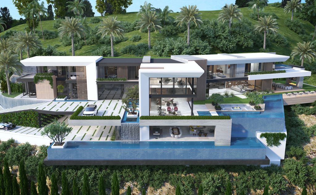 The Hollywood Hills Home is a project perched in the most prestigious location in Los Angeles was conceptualized by CLR Design Group;