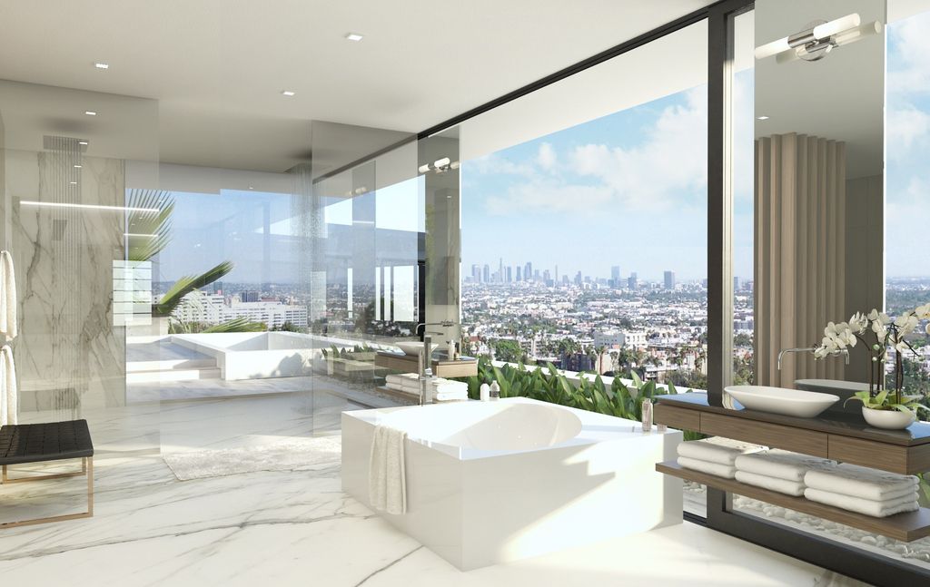 The Hollywood Hills Home is a project perched in the most prestigious location in Los Angeles was conceptualized by CLR Design Group;