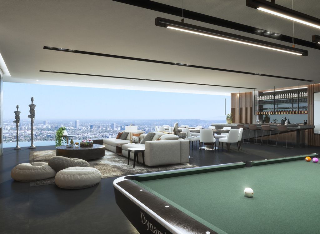 Breathtaking Views Hollywood Hills Home by CLR Design Group 12